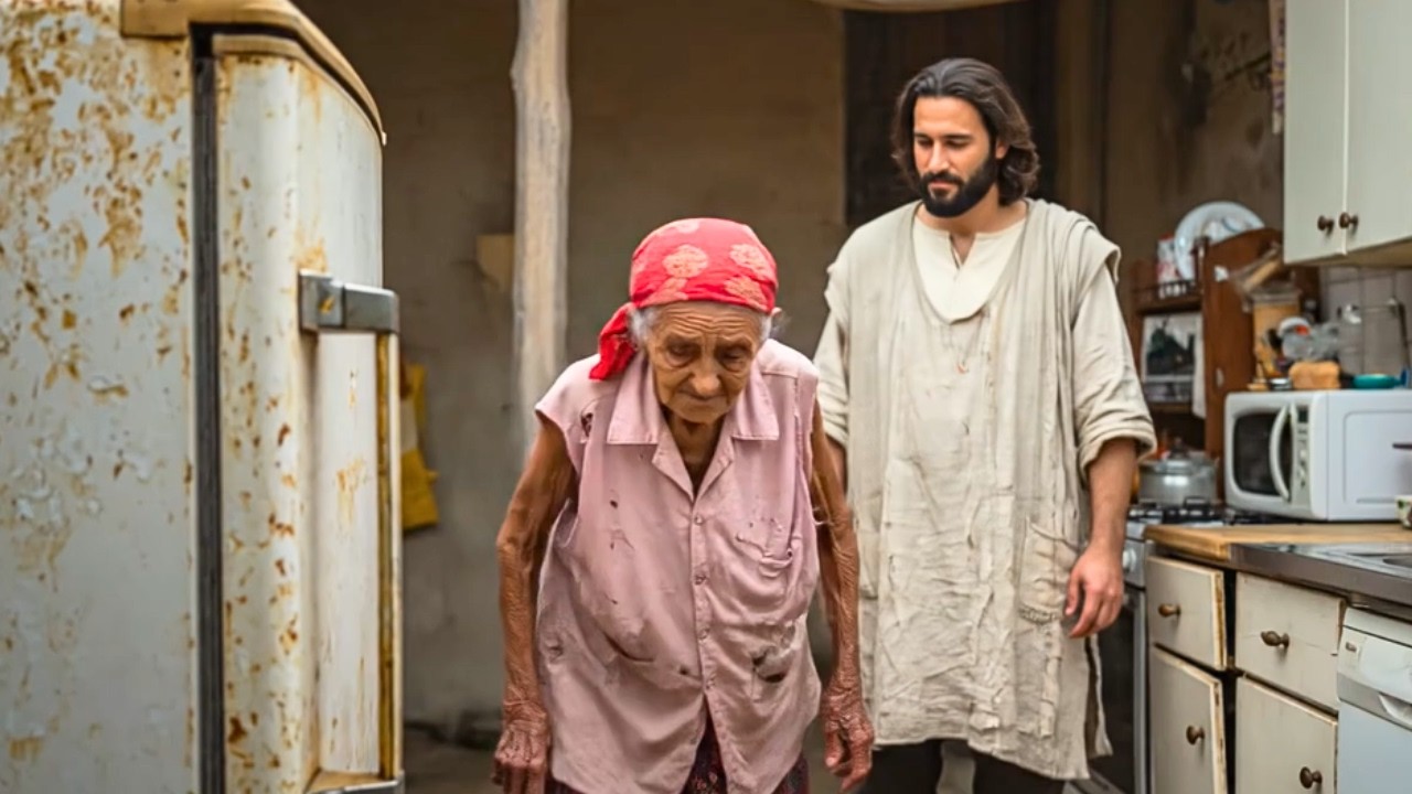 Idosa de 80 anos estava morrendo de fome e Jesus fez um jantar para ela - O milagre real da fé