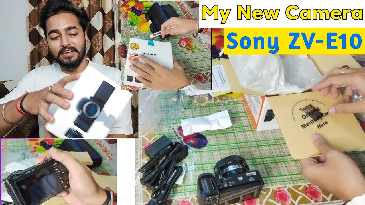 My First New Camera Unboxing | Sony ZV E10 Unboxing
