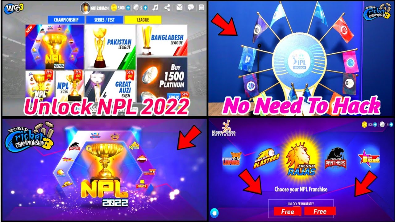 Wcc3 How To Unlock NPL Auction 2022 Free | How To Unlock NPL In Wcc3 | Unlock NPL Free
