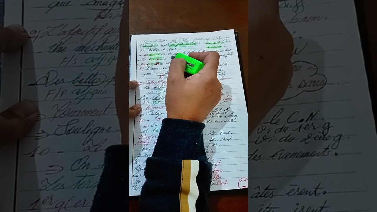 ملخص رائع لتحضير لامتحان الفصل الأول لسنة الثانية متوسّط #2am 