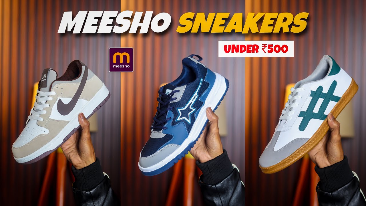 5 Cool And Good Quality Sneakers From Meesho Under 500 🔥