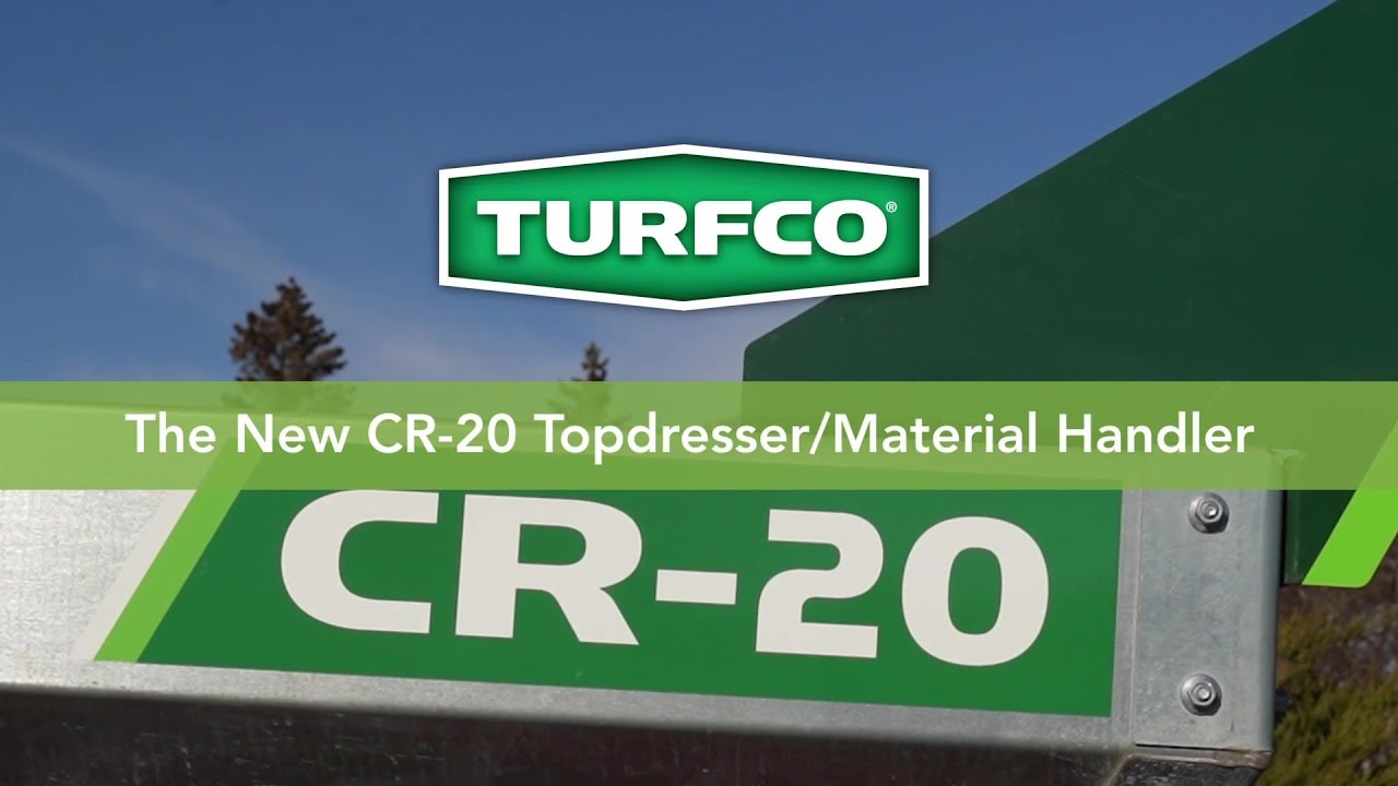 The New Turfco CR-20 Topdresser / Material Handler - Trade Show Video