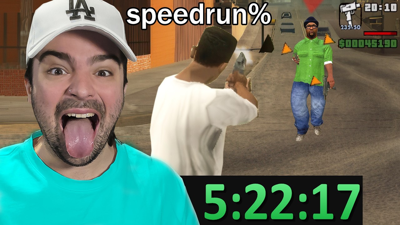 ROMPÍ RECORD en SPEEDRUN de GTA SAN ANDREAS después de 7 MESES (