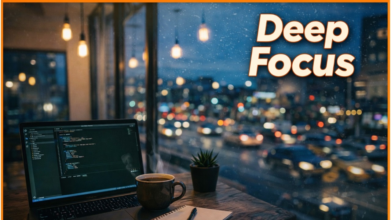 Late Night City Smooth Jazz R&B | Deep Focus Music for Work