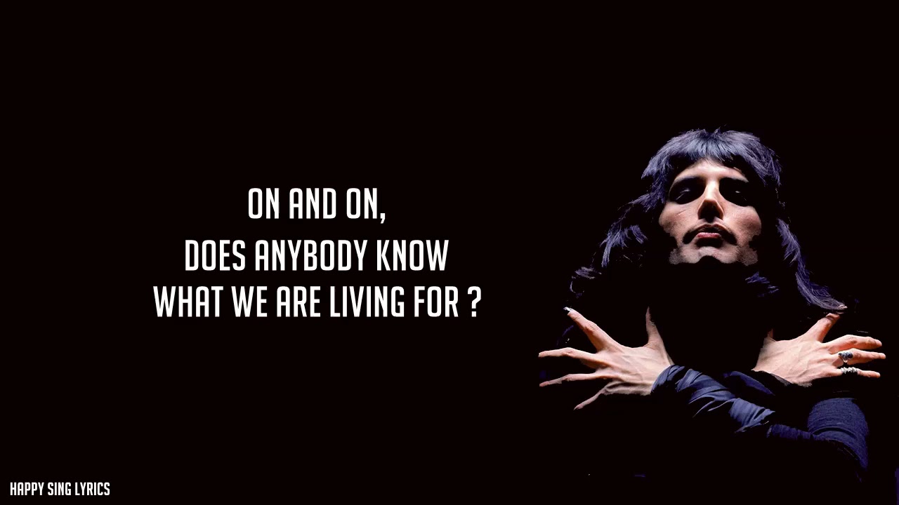 THE SHOW MUST GO ON - QUEEN (Lyrics)