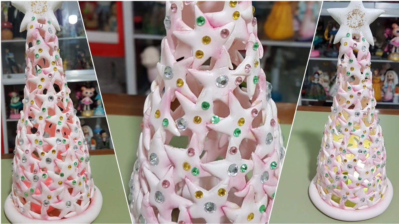 PASO A PASO ARBOL NAVIDEÑO PORCELANA FRIA