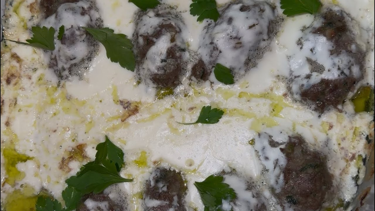 كفتة باللبن أجمل وصفة سهلة تجربوها من عند الغزاوي 