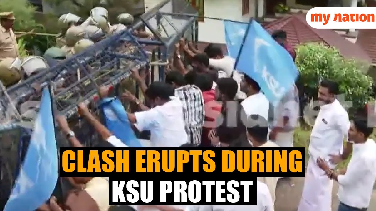 Kerala: Clash Erupts During KSU Protest Over Nursing Student's Tragic Death