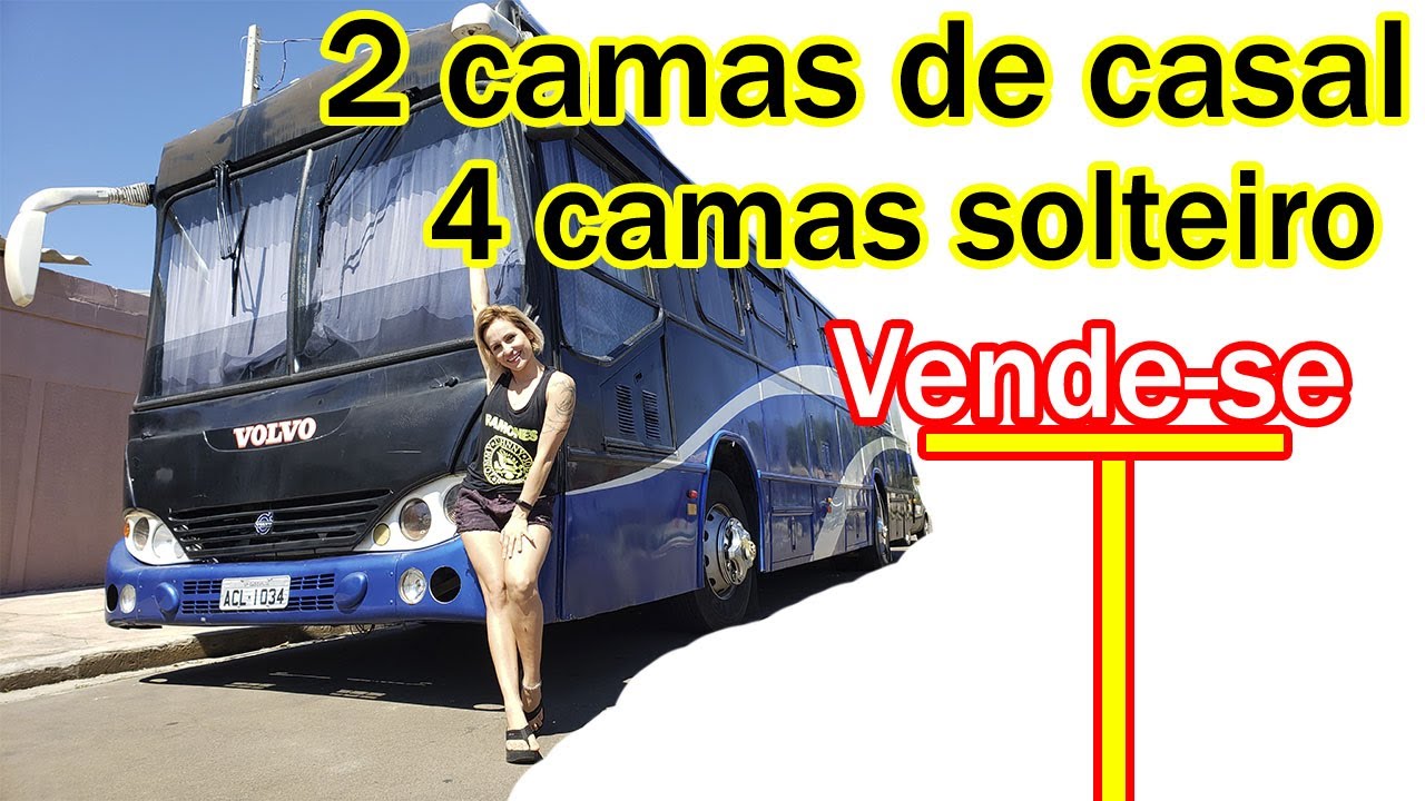 Motorhome gigante a venda! Dono aceita troca - Oportunidade!
