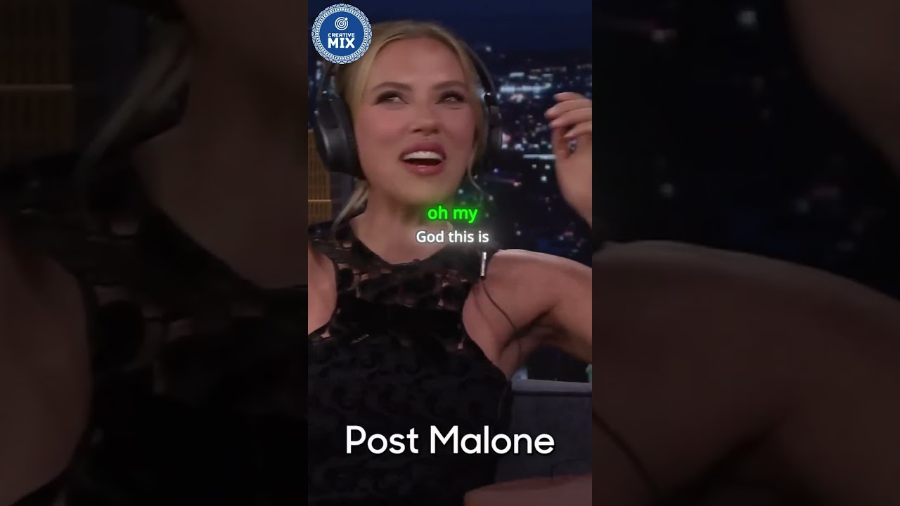 Scarlett Johansson vs. The Headphones: Who Wins? 🤣 #whisperchallenge