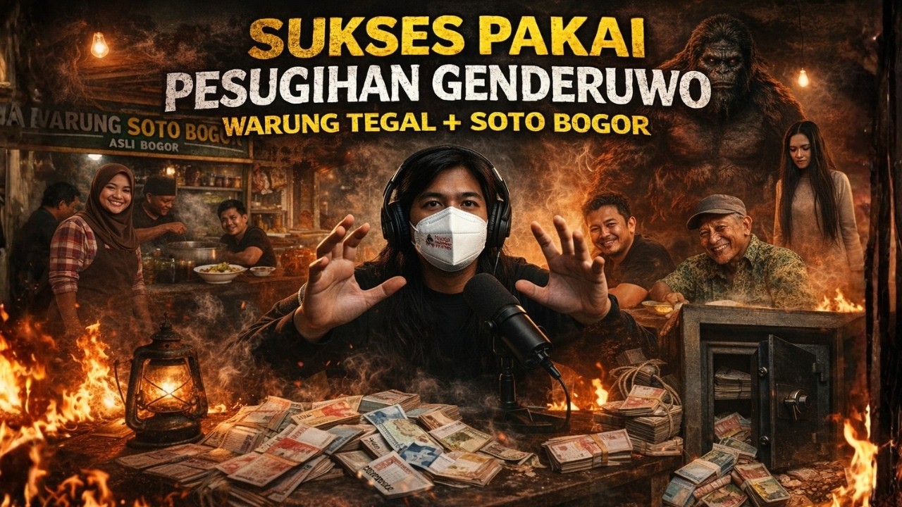AWALNYA SEPI, SEKARANG KAYA MENDADAK! RAHASIA PESUGIHAN GENDERUWO DI WARUNG INI TERBONGKAR!!