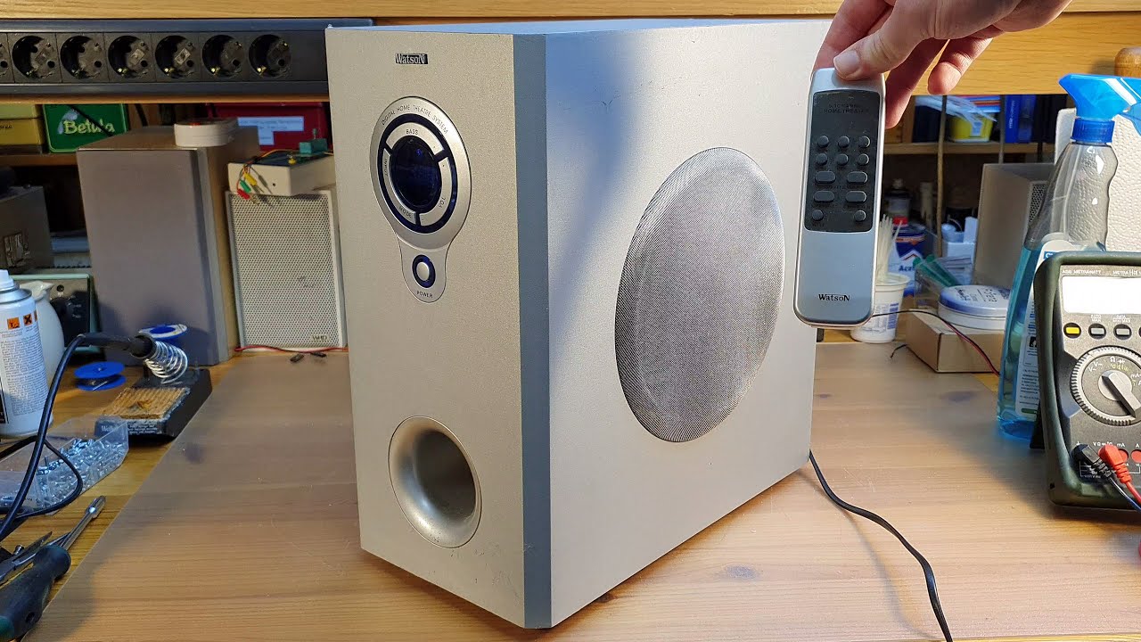 Watson Digital Home Theatre System subwoofer/amplifier teardown