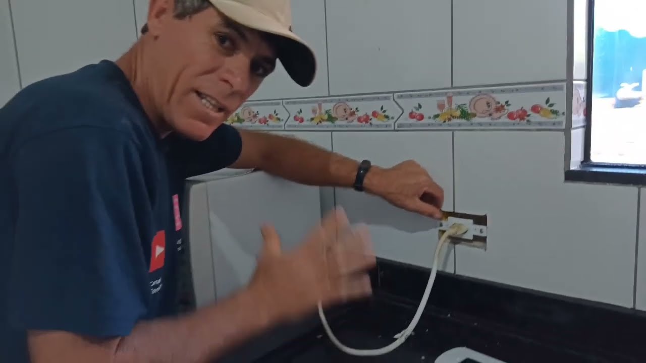 Como instalar  tomada para microondas forno eletrico ou torneira eletrica !