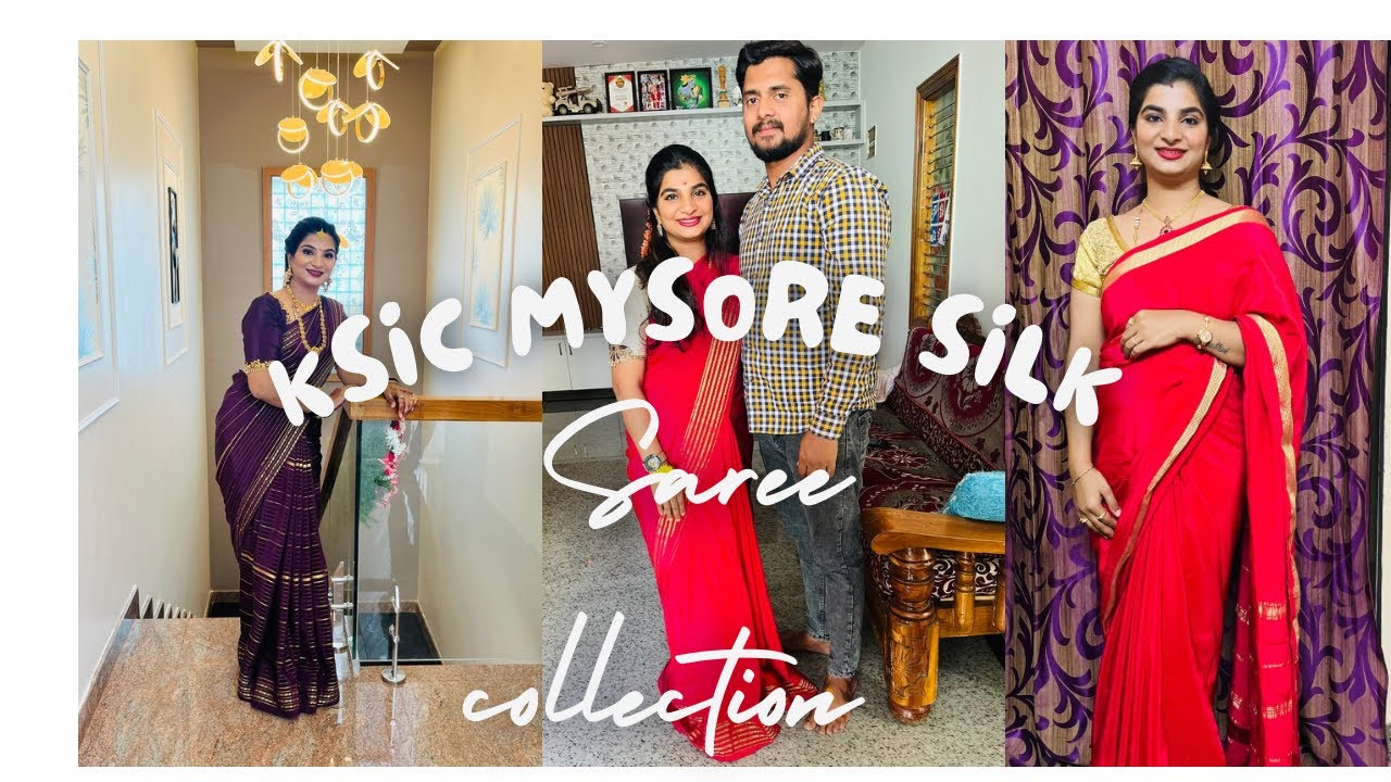 KSIC Mysore Silk Saree Collection || ಬ್ಲೌಸ್ design !!