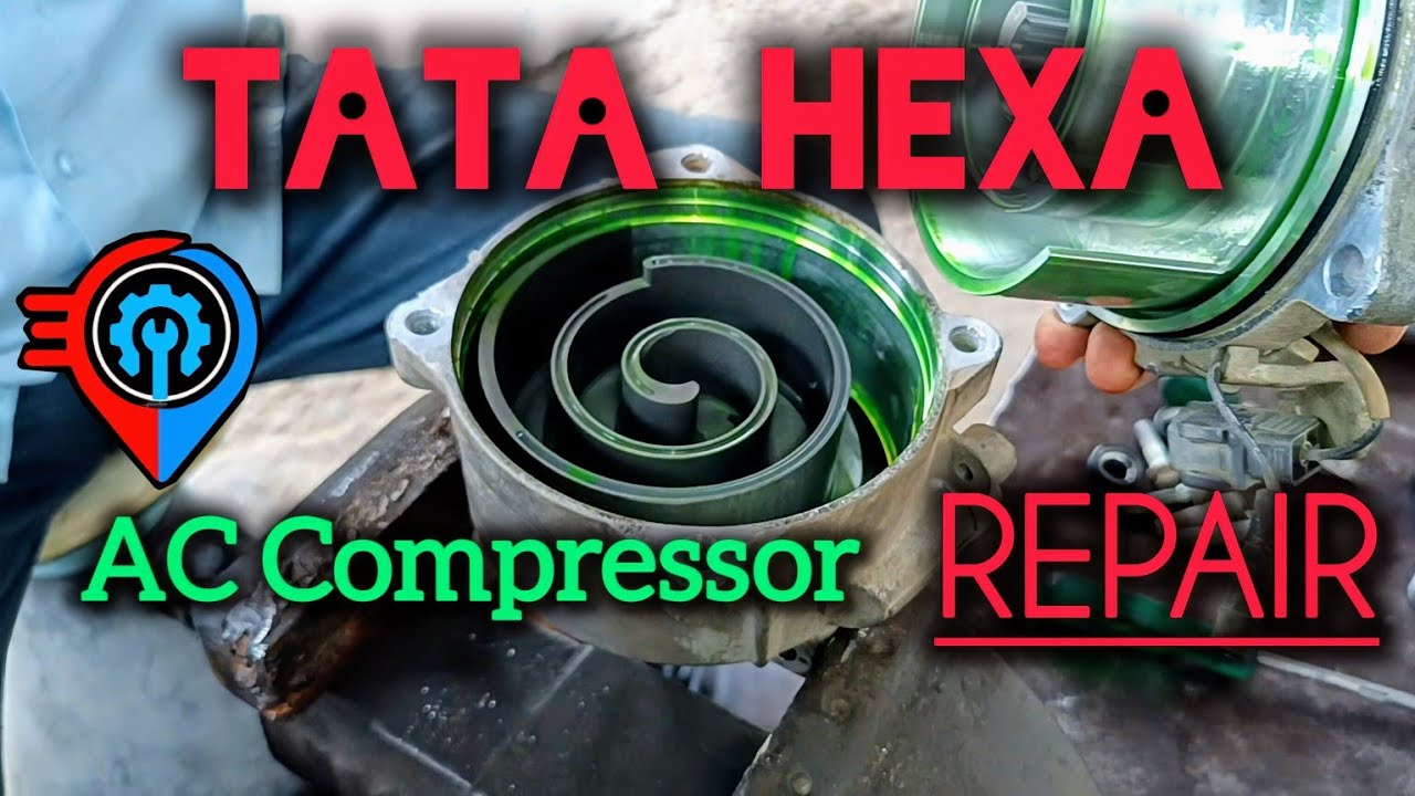 TATA HEXA AC Compressor Repair at Perfect Car Care Gurugram 📞 9818923133