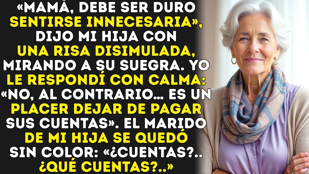 Mi hija se burló de mí frente a sus suegros, hasta que dije algo que dejó a su esposo pálido..