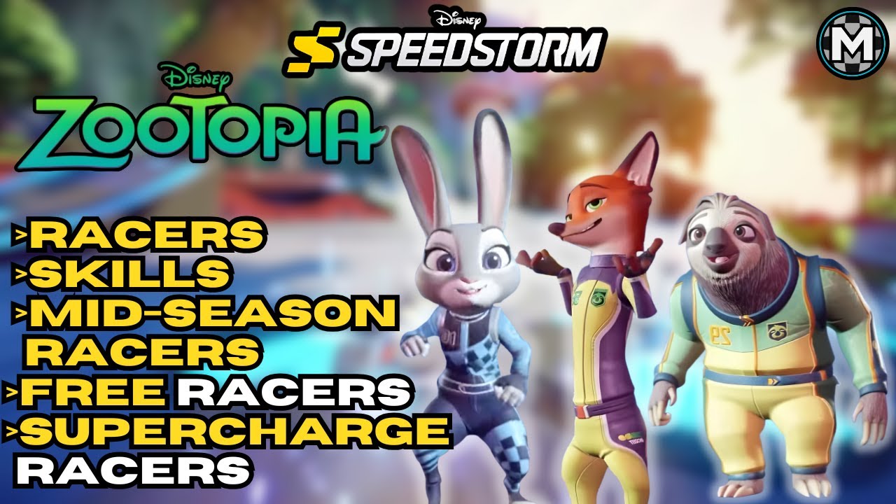 Всё о 17 сезоне: «Зверополис» в стиле Disney Speedstorm