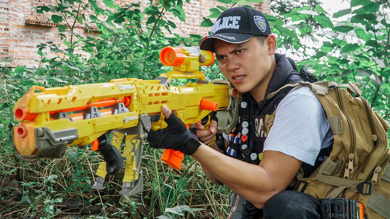 Игровая Nerf-война от LTT: Битва двух воинов на бластерах SEAL X, сумасшедшее пополнение боезапас...