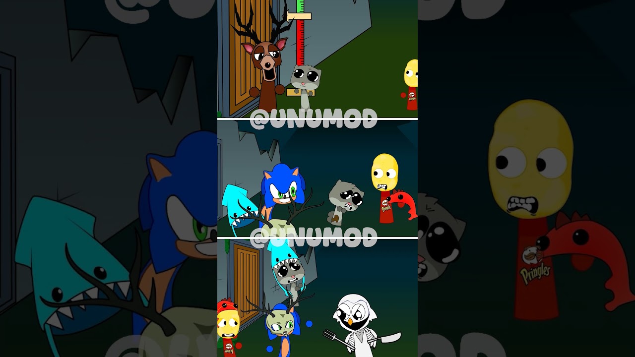 Incredibox Sprunki Sinner Edition: DEER x OWL vs KRAKEN x DINO MI PAN ZU ZU ZU meme 99 Night Forest