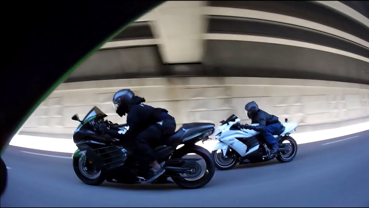 MONEY RUNS ZX10R VS ZX14R VS ZX14R
