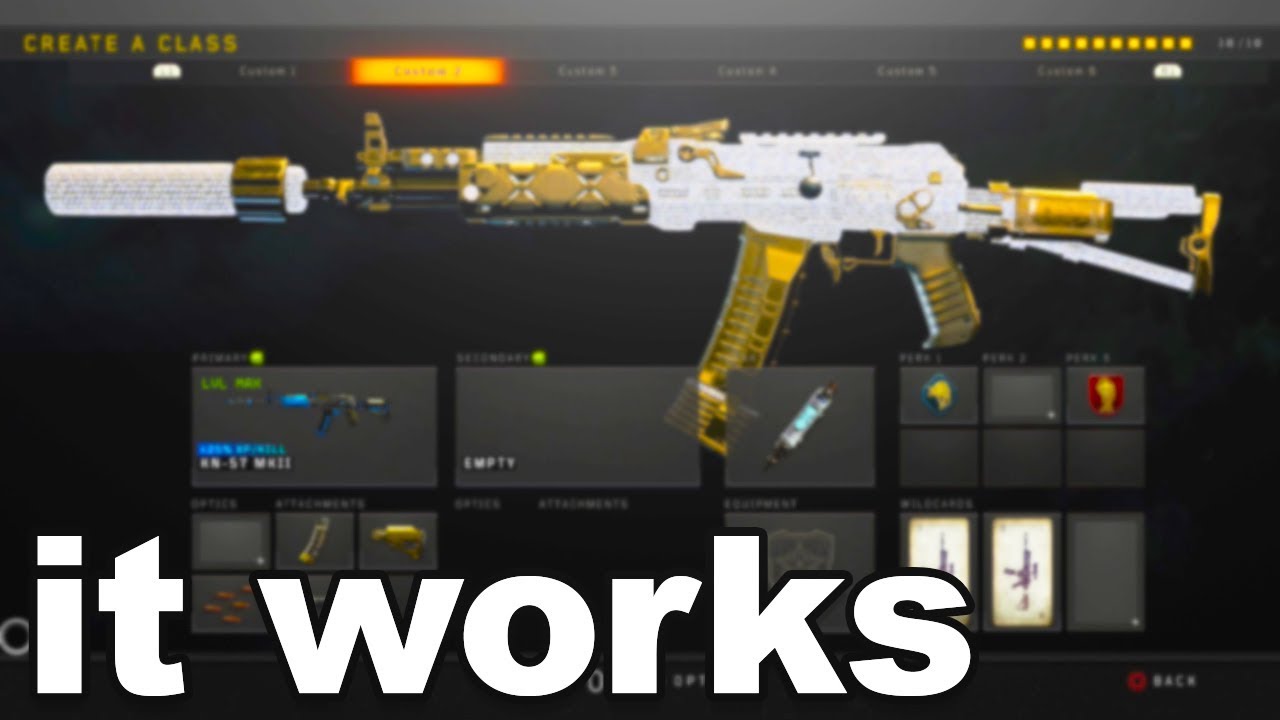 It works 99% of the time on Black Ops 4