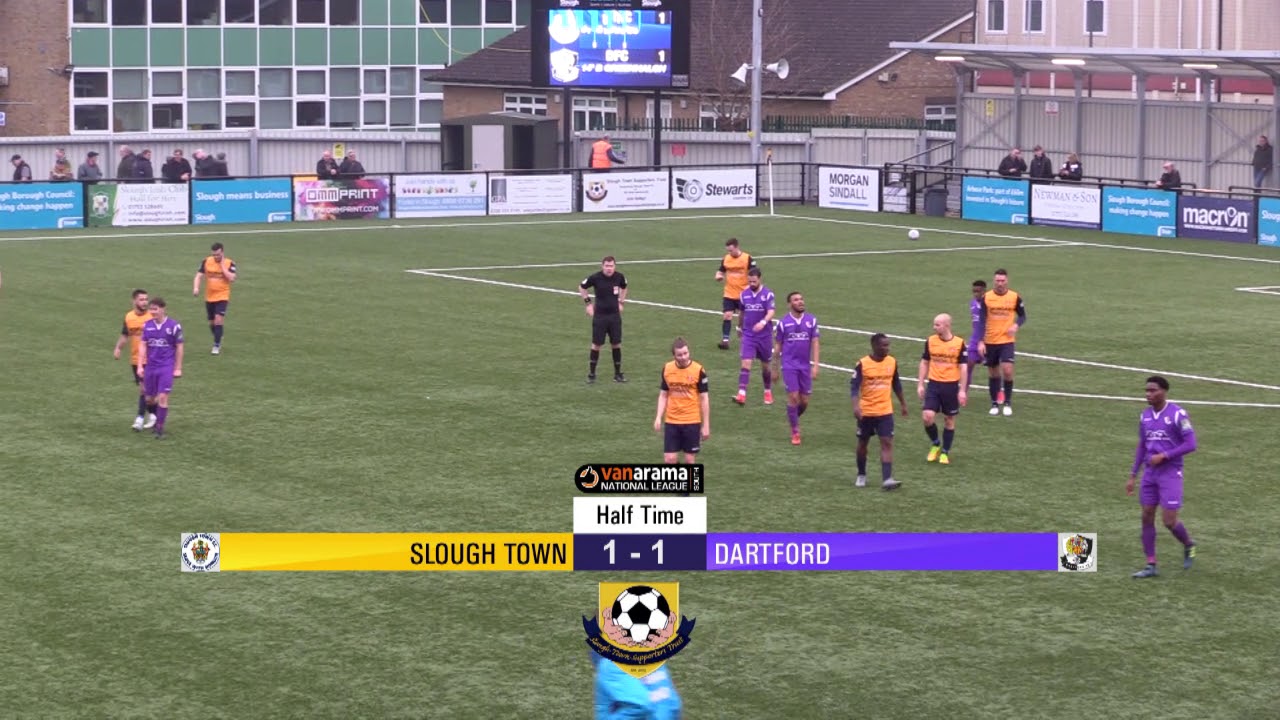 Slough Town 2-2 Dartford | Highlights | 16 February 2019
