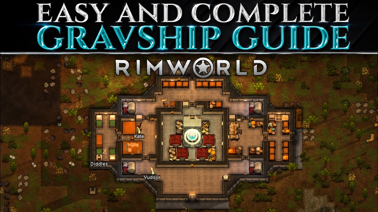 Простое и полное руководство по строительству гравикорабля для Rimworld Odyssey 1.6