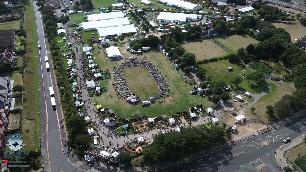 🌸 Southport Flower Show 2025 | Stunning Drone Views of Crowds & Attractions 🌸