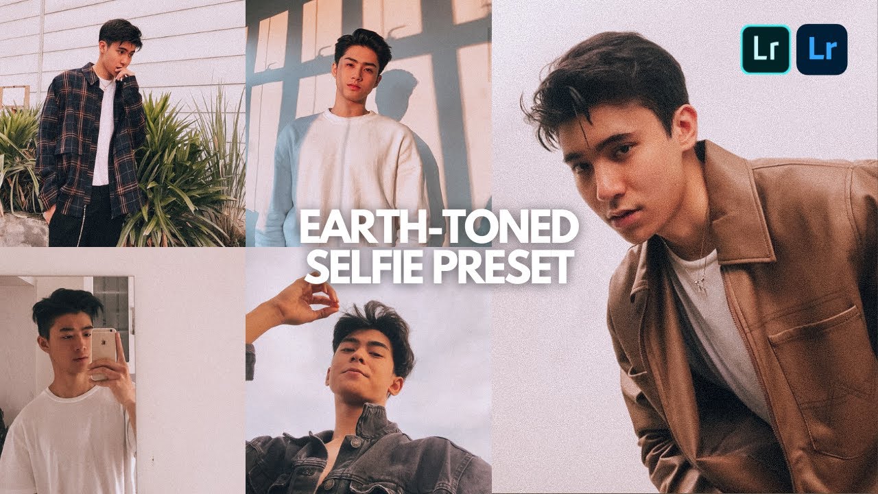 Earth Toned Selfie Lightroom Preset | Free Lightroom Mobile Preset | Selfie Preset | Grain Aesthetic
