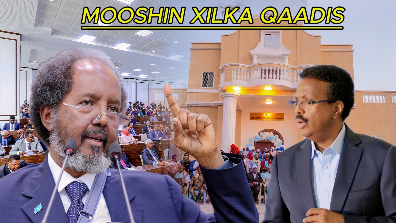 DEG DEG: MW, Xasan Sheekh oo Mooshin xilka qaadis ah laga keenay &Gurigii Farmaajo oo lala wareegayo