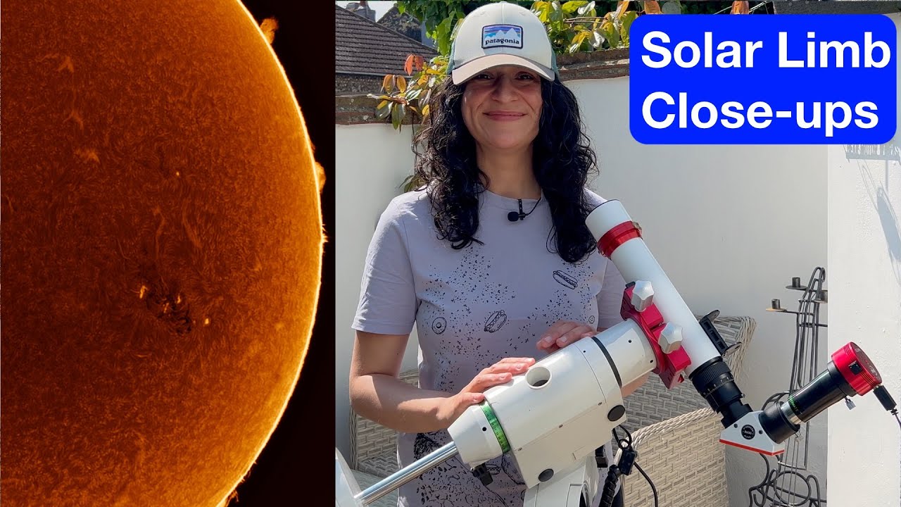 Simple solar limb imaging - capture and process