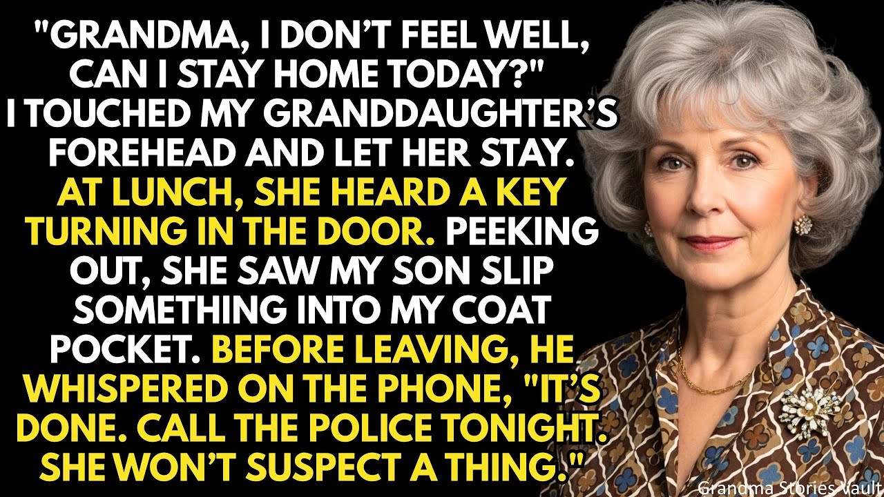 Grandma, I Don’t Feel Well, Can I Stay Home Today I Touched Her Forehead And Let Her Stay...
