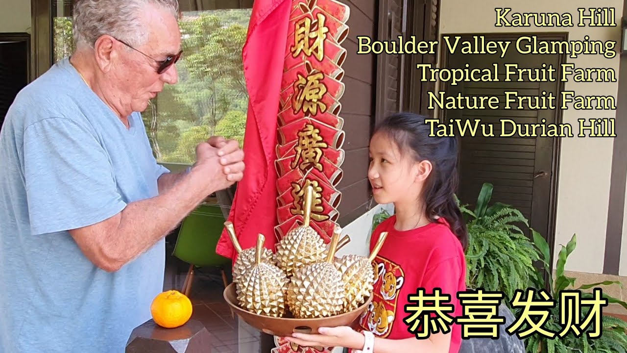 Very Durian Chinese New Year Song - Gongxi Gongxi from Balik Pulau Farms槟城浮罗山背榴莲田园恭贺大家新年快乐，恭喜恭喜!
