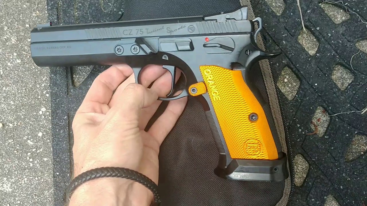 CZ 75 Tactical Sports Orange update:. Small problem