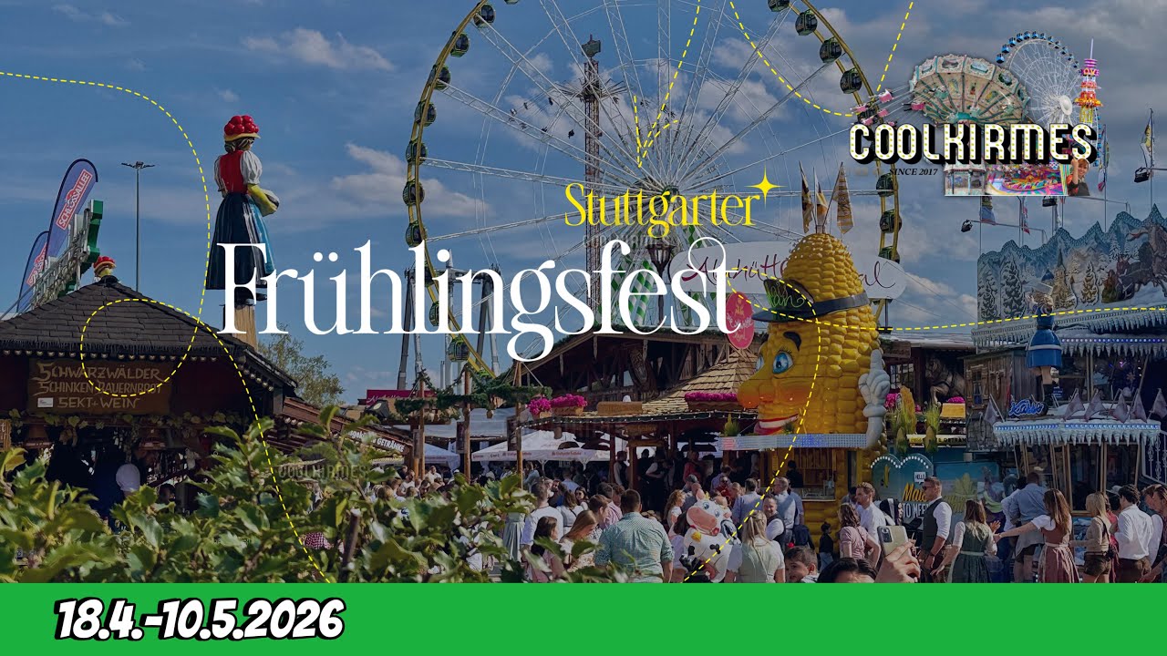 Stuttgart Frühlingsfest 2026 – Auf zum Wasen 2026! – Die Vorfreude steigt!