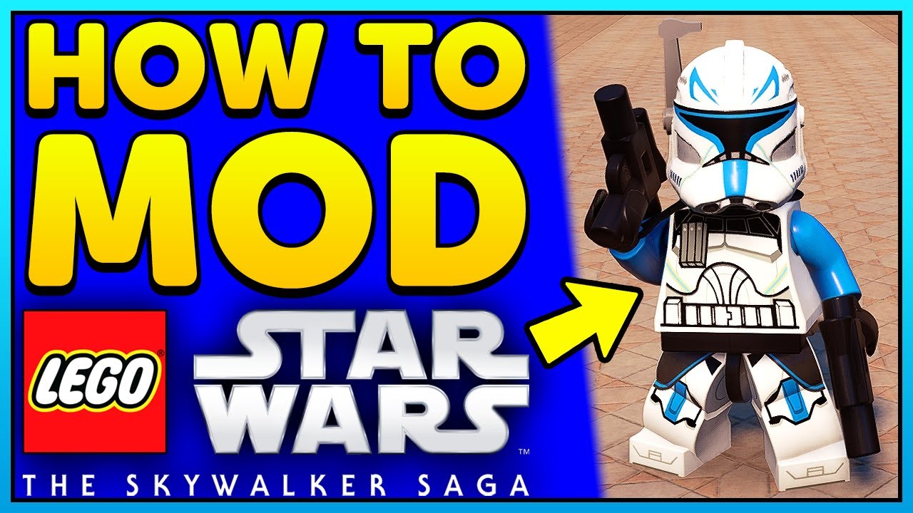 How to mod LEGO Star Wars The Skywalker Saga Tutorial!