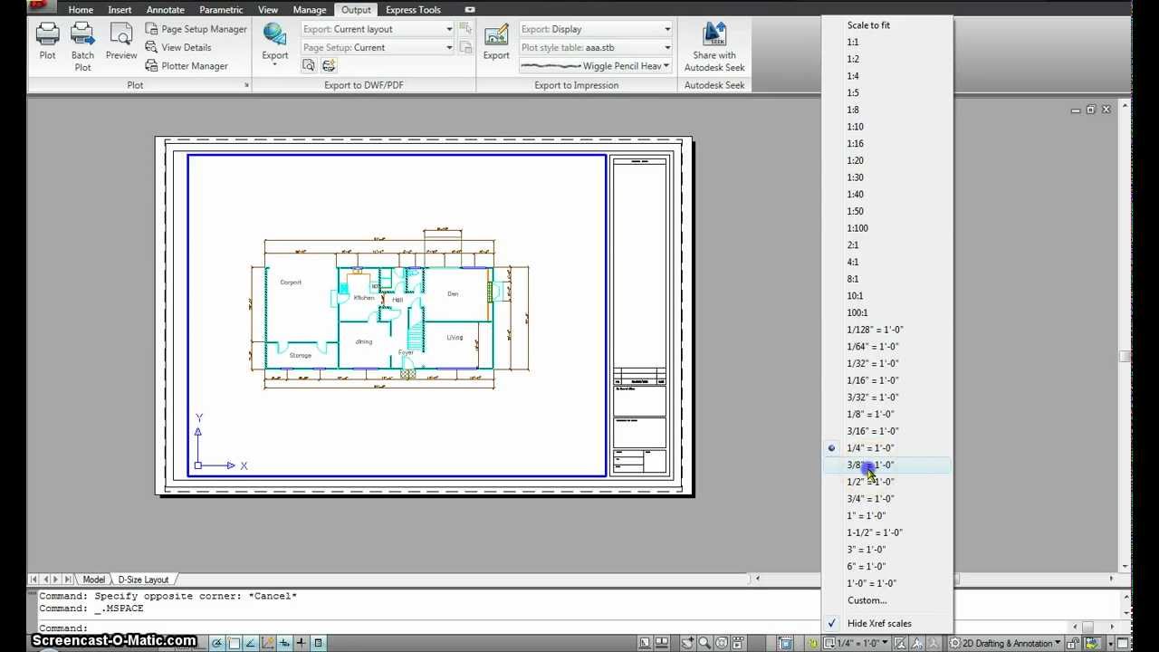 Autocad Managing Paper and model space- Part 1.mp4