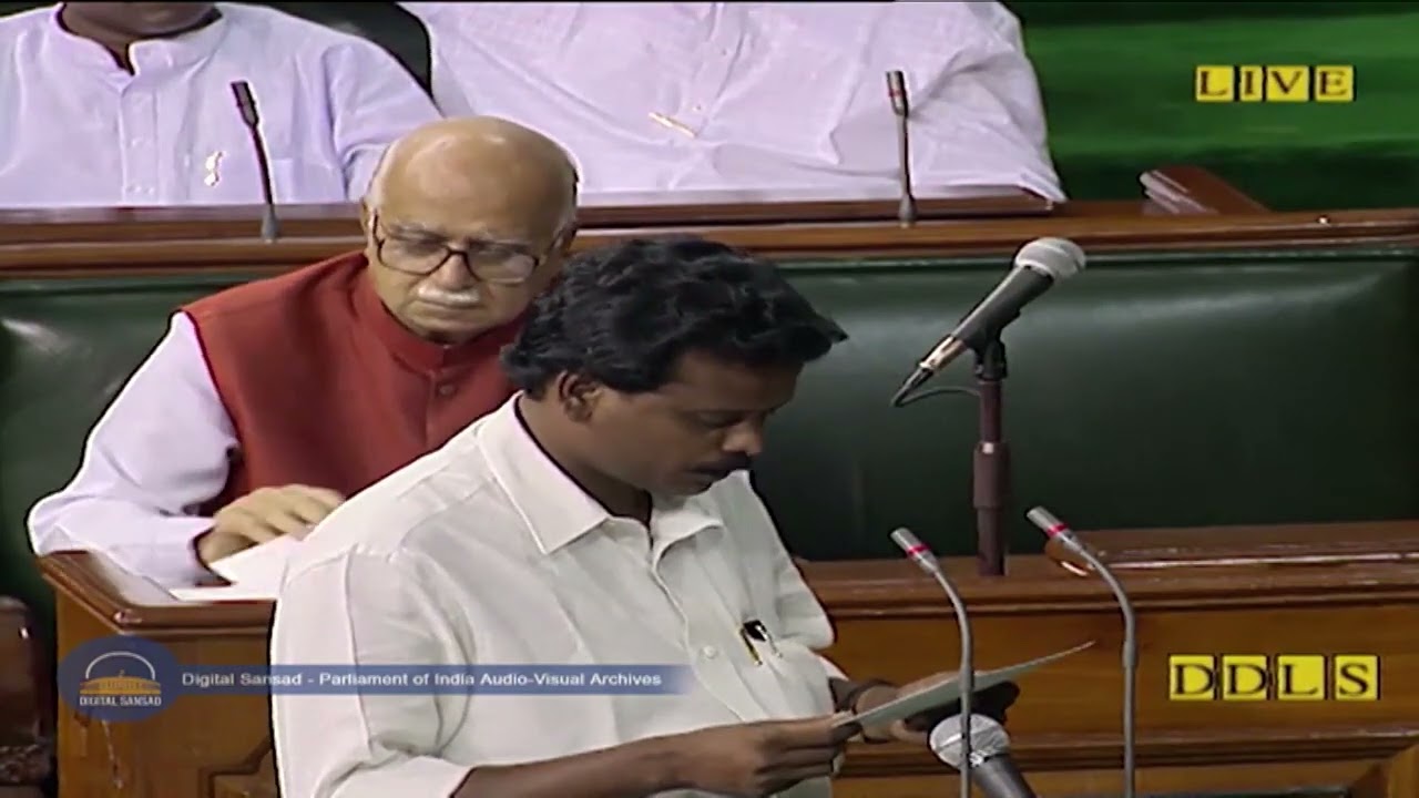 OATH OF SHRI S  AJAYA KUMAR FOR  13th LOK SABHA IN 1999