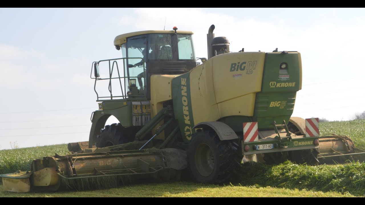 Fauchage XL | 10M de coupe | Krone BIG M 420 | ETA BRIAND