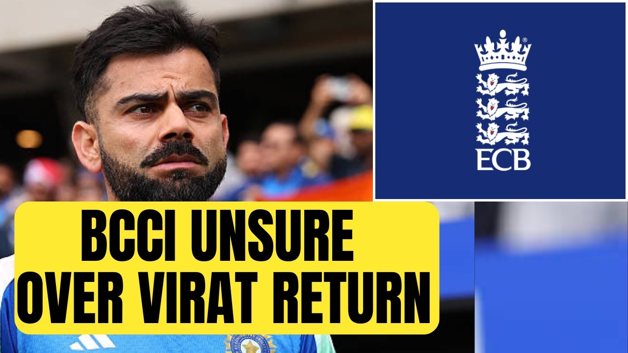 FLASH: BCCI provides an update on Virat Kohli fitness for England tour