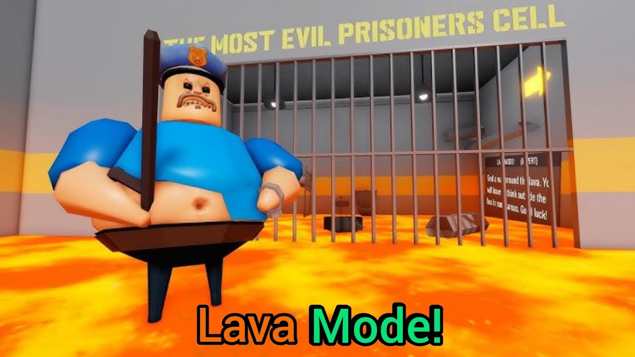 Barry's Prison Run Lava Mode!|Roblox|