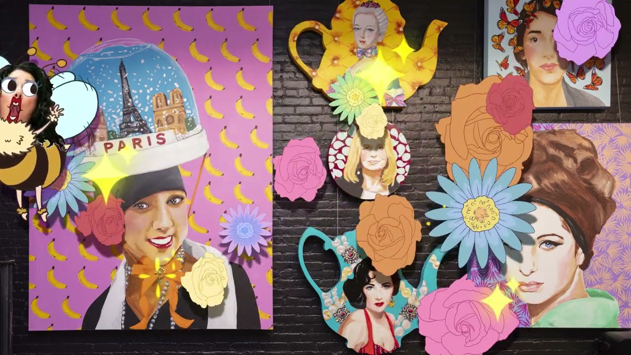 Ashley Longshore: BUZZIN AROUND THE GALLERY
