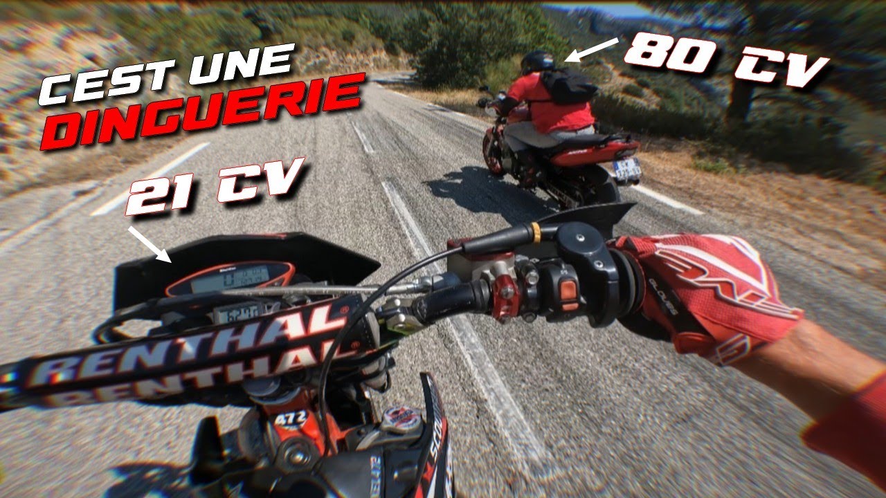 Une 50cc contre un gros cube / Col de L'espigoulier