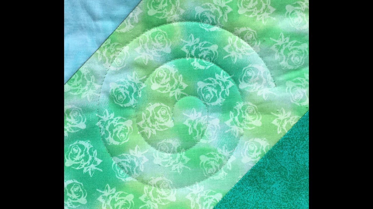Quilting Quilt Template Schablone #1 - Spiral