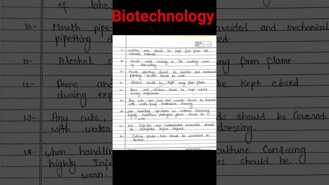 Rules and Safety measure of microbiology laboratory