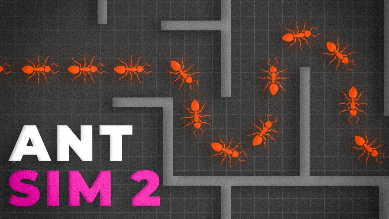 Ant Simulator 2 — Муравьи против лабиринта