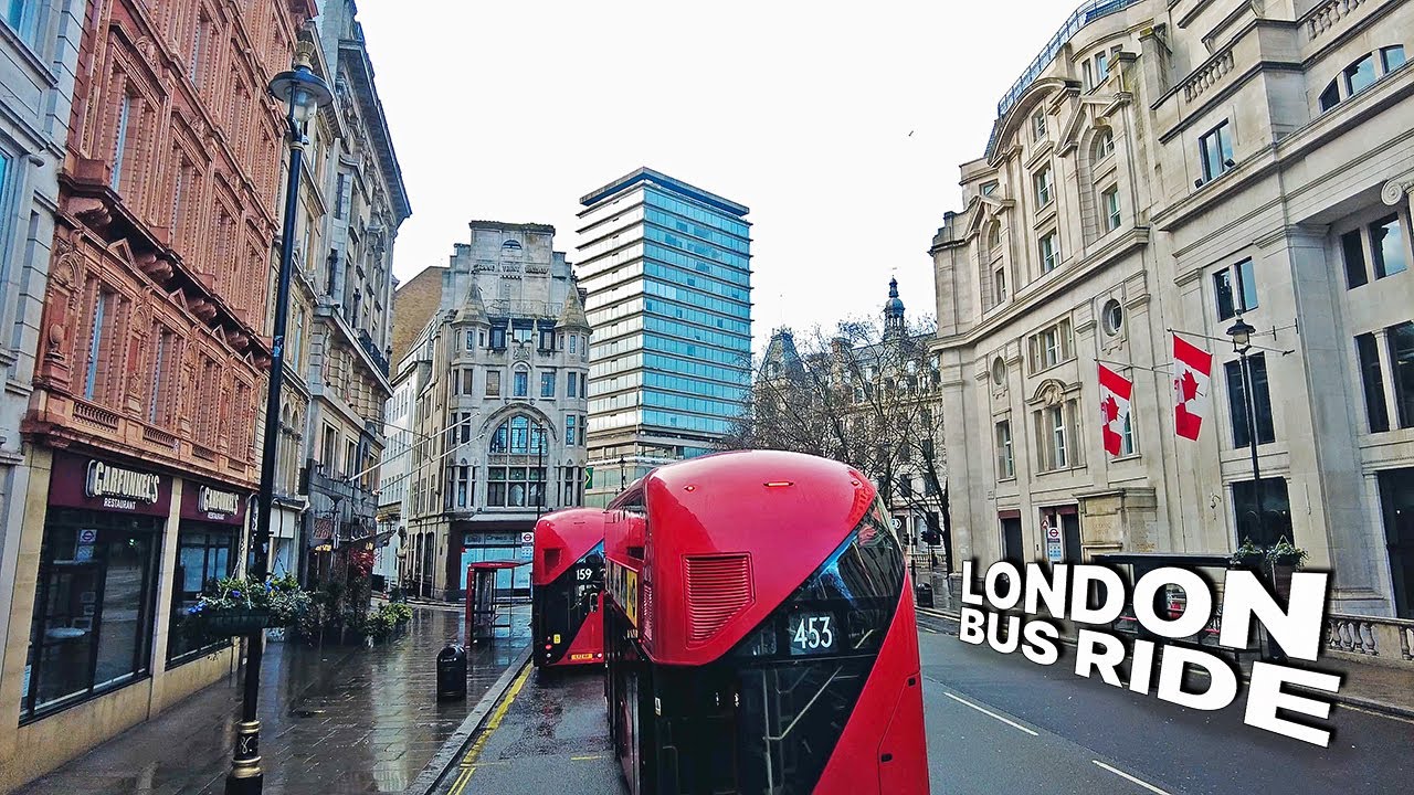 LONDON Bus Ride 🇬🇧 - Route 9 - Aldwych to Hammersmith, passing Trafalgar Sq, Piccadilly & Kensington