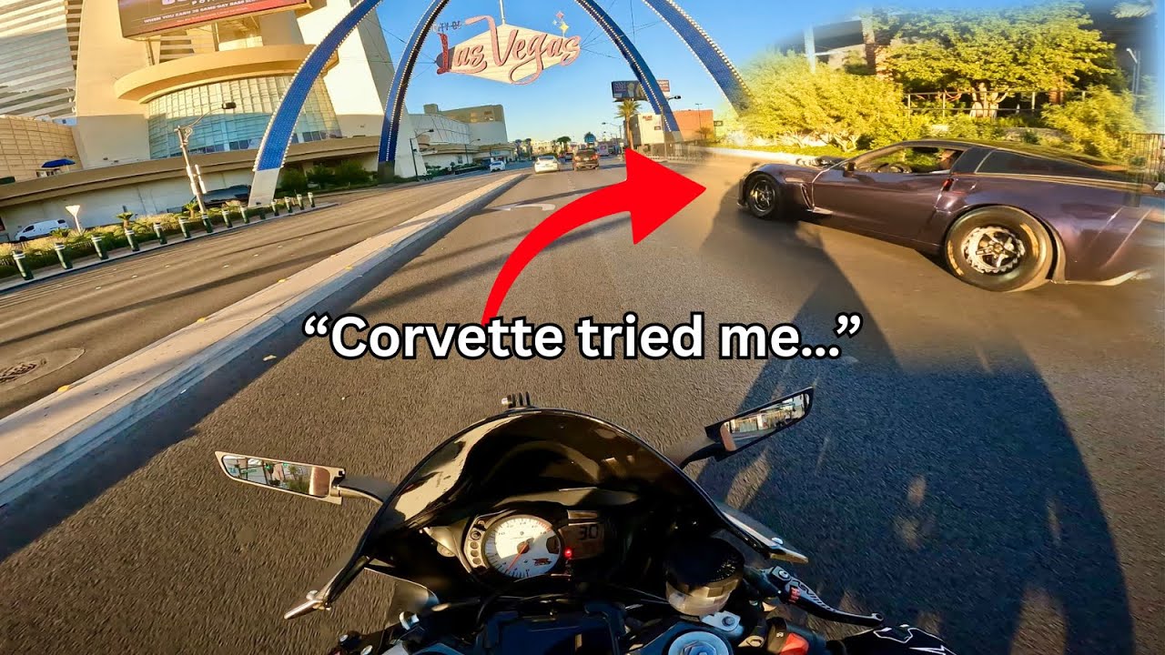 Я ехал по пробкам на SEMA… и в итоге оказался в гонке на Corvette