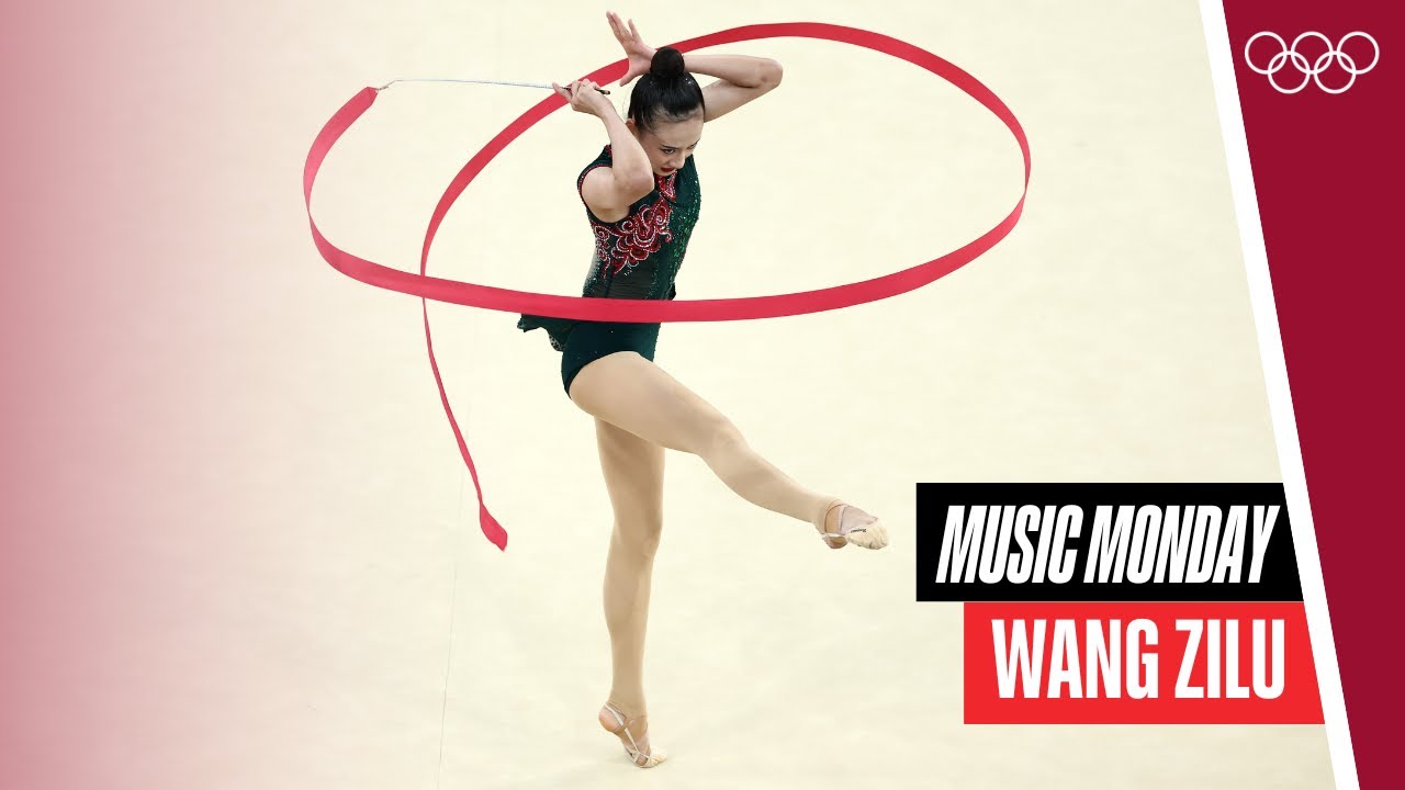 Wang Zilu - Ribbon Magic at the 2024 Olympics! 🎀✨ | Music Monday