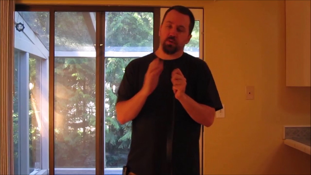 How to Install a Spring Loaded Dog Door for Sliding Glass Doors